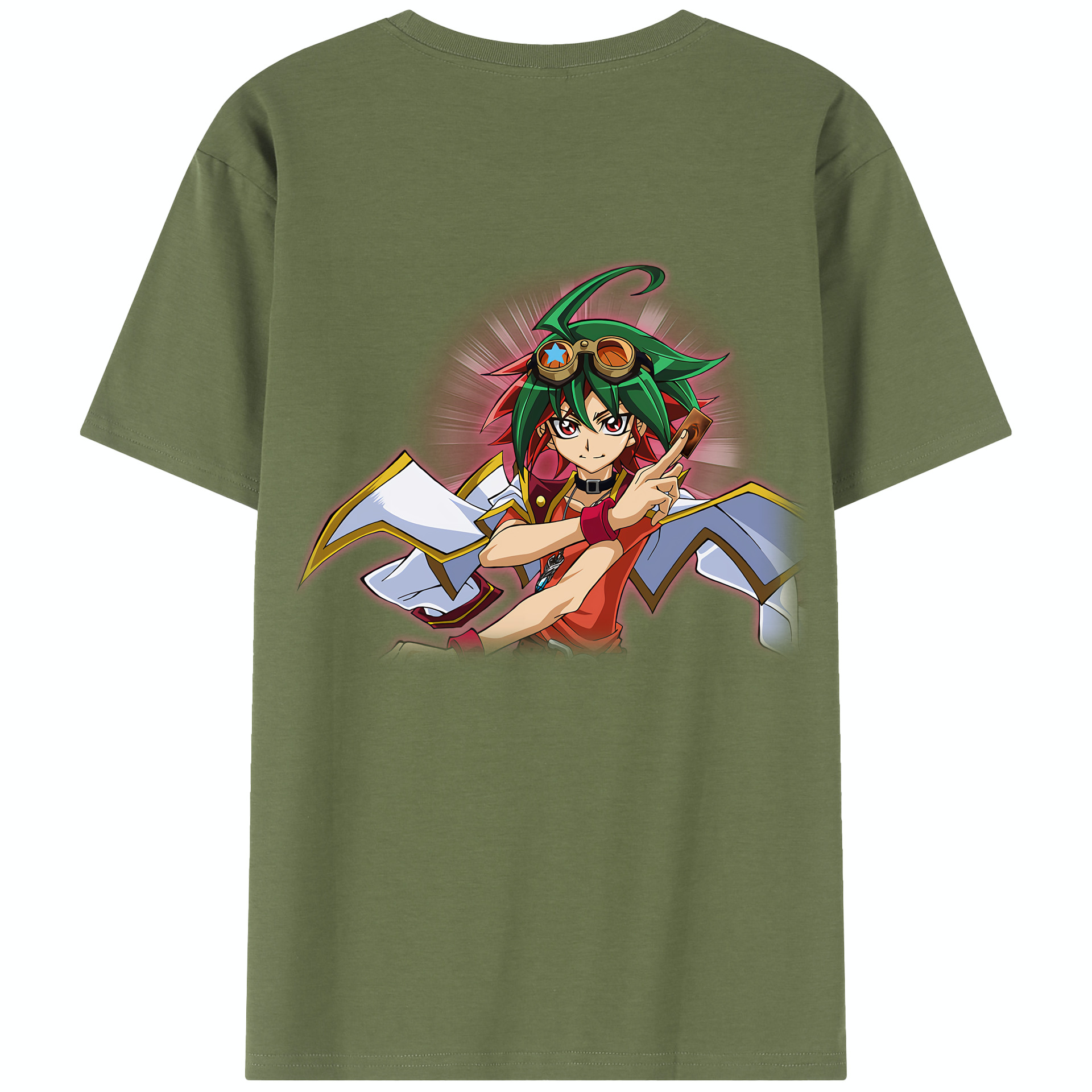 （画像用） 遊☆戯☆王 Yu-Gi-Oh! 綿100％半袖Tシャツ（背面プリント）